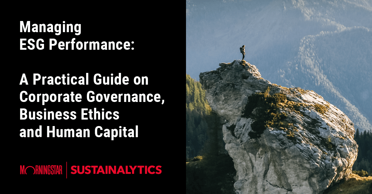 Managing ESG Performance A Practical Guide on Corporate Governance Business Ethics and Human Capital ebook cover