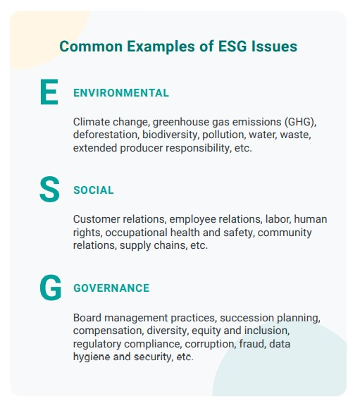 What is ESG | Common Examples of ESG Issues | Sustainalytics