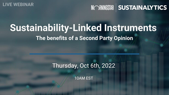 Sustainability linked instruments webinar
