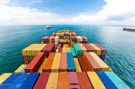 shipping containers ocean