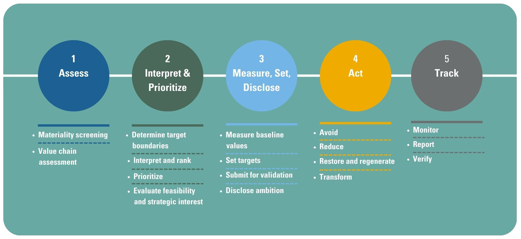 The Five-Step Process for a Business to Set Science-Based Targets v3