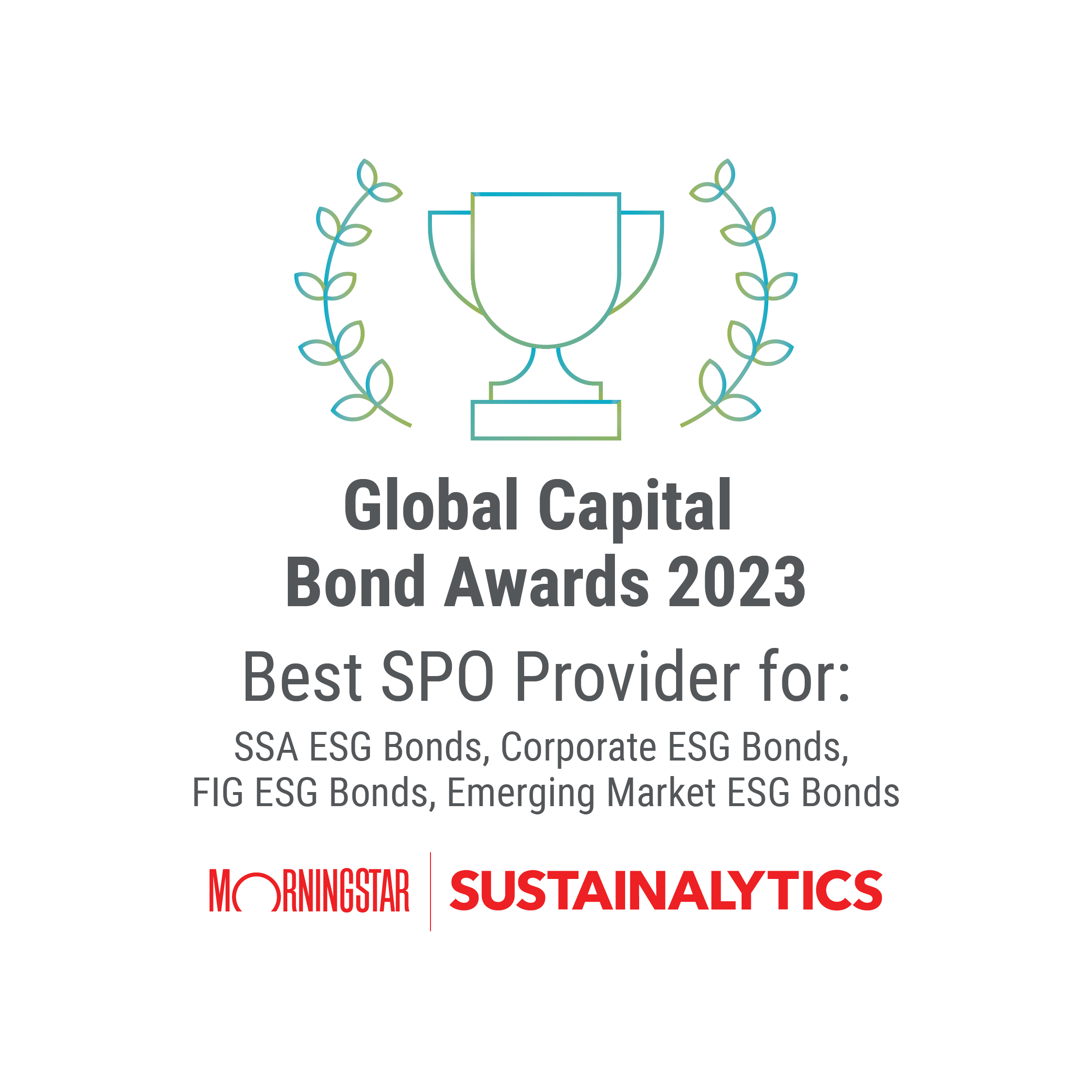 Best SPO Provider, GlobalCapital Bond Awards 2023