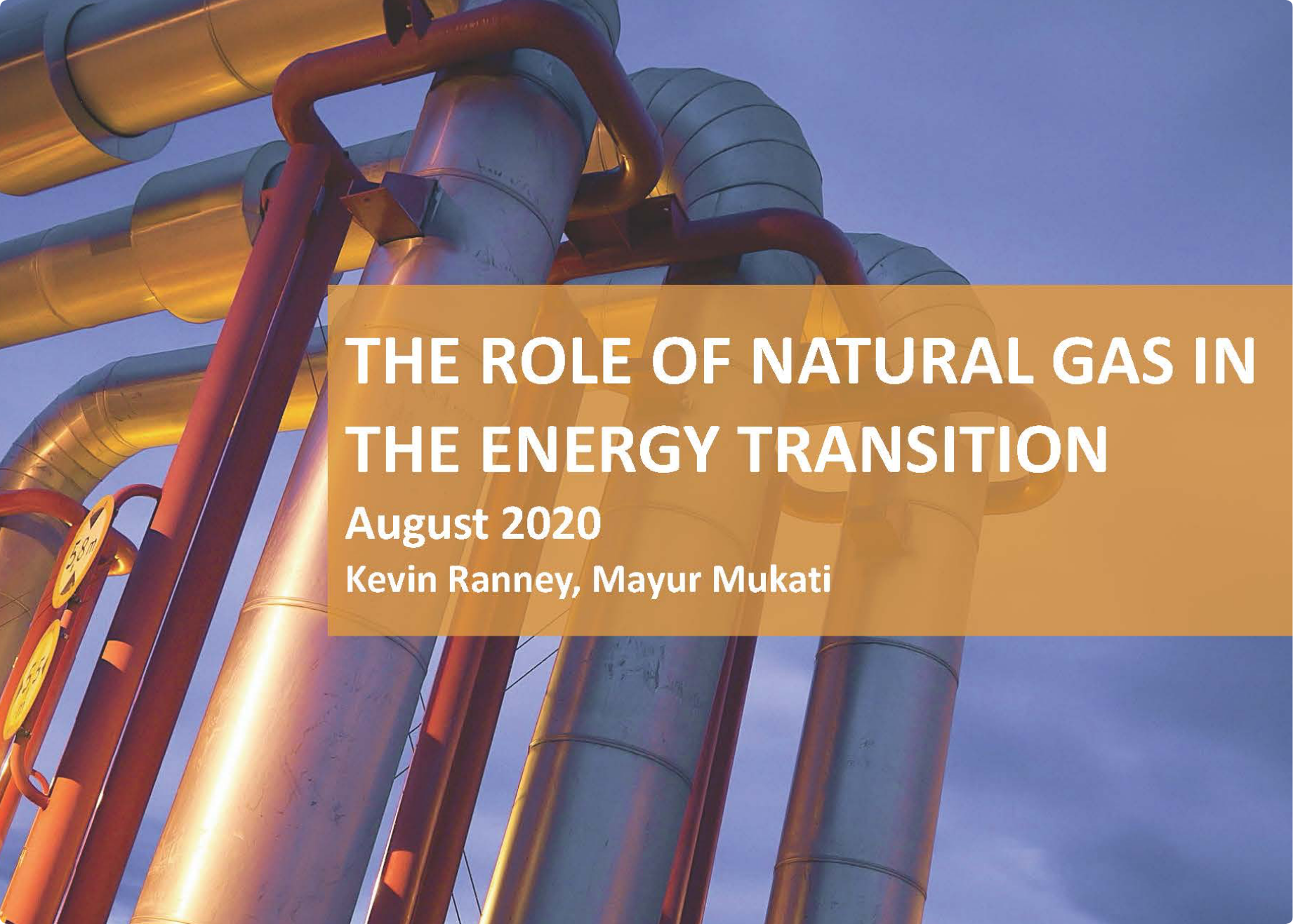 role of natural gas in the energy transition brochure cover