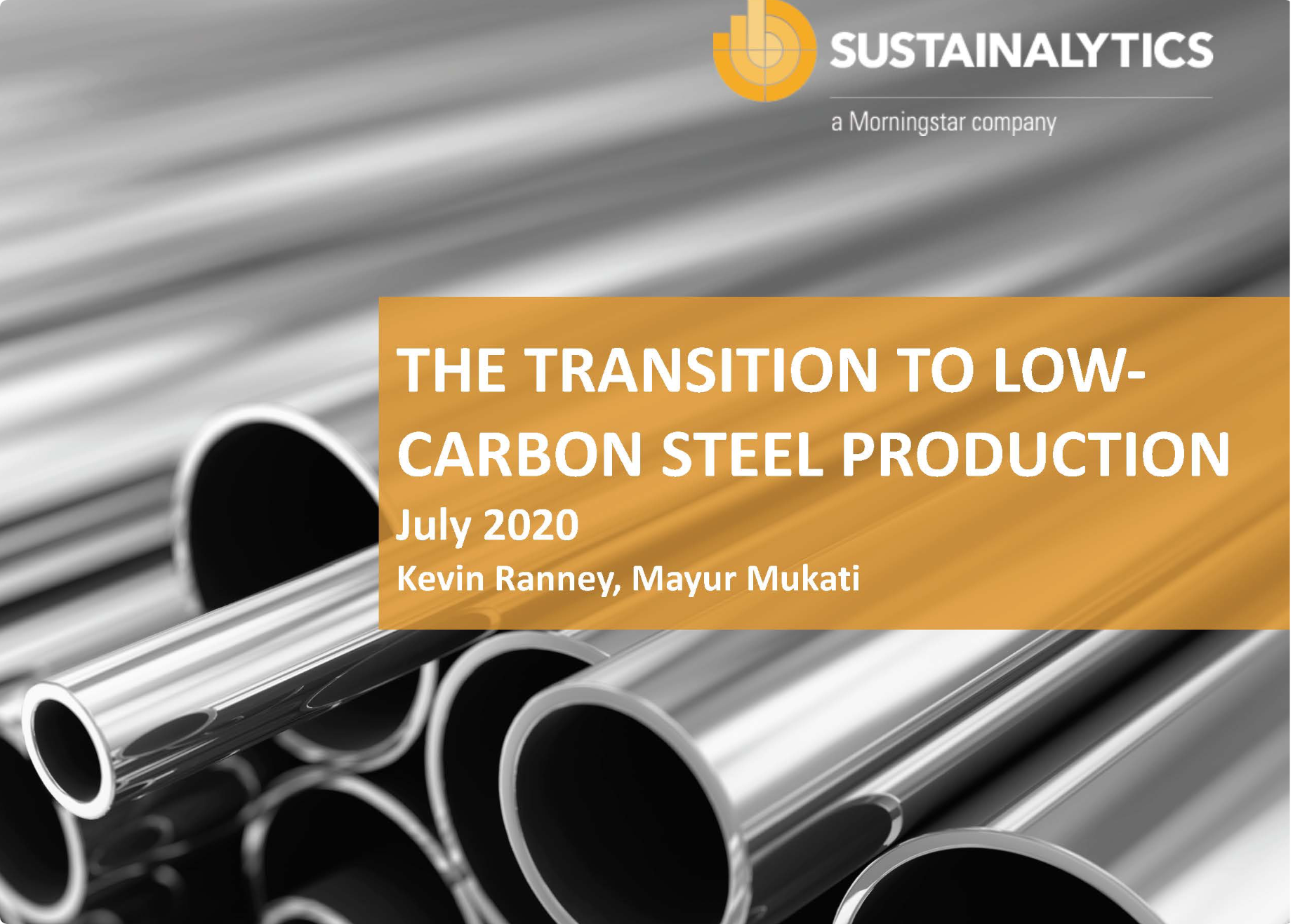 low carbon steel production brochure cover